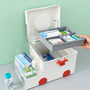 Boîte à pharmacie, ambulance, trousse de premiers secours, famille