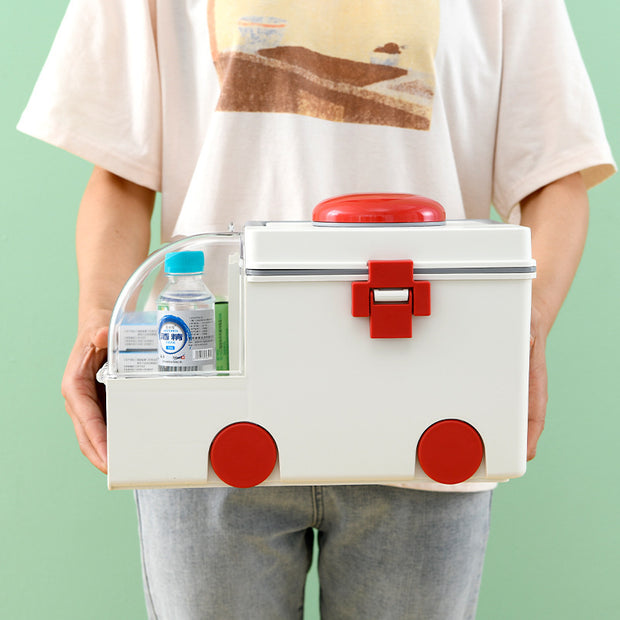 Boîte à pharmacie, ambulance, trousse de premiers secours, famille