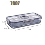 Boîte de rangement pour réfrigérateur Boîte de rangement transparente en plastique PET de qualité alimentaire