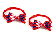 Cravate à carreaux pour animaux de compagnie, écharpe pour chat et chien, accessoires pour animaux de compagnie