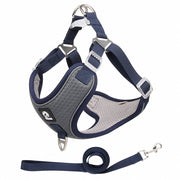 Harnais pour chien de compagnie chiot réglable en maille respirante selle réfléchissante pour petits chiens moyens chats fournitures pour animaux de compagnie