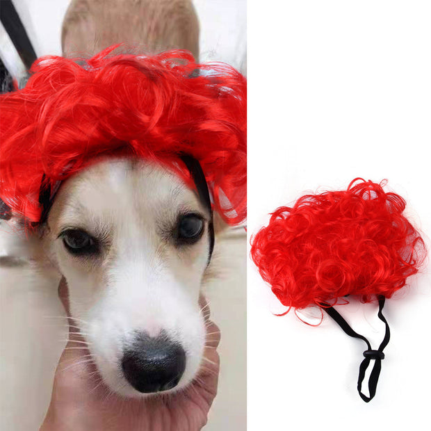 Accessoires pour cheveux d'animaux de compagnie pour perruques d'Halloween et de Noël