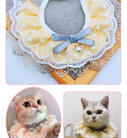 Accessoires pour animaux de compagnie Serviette à salive Bavoir pour chat